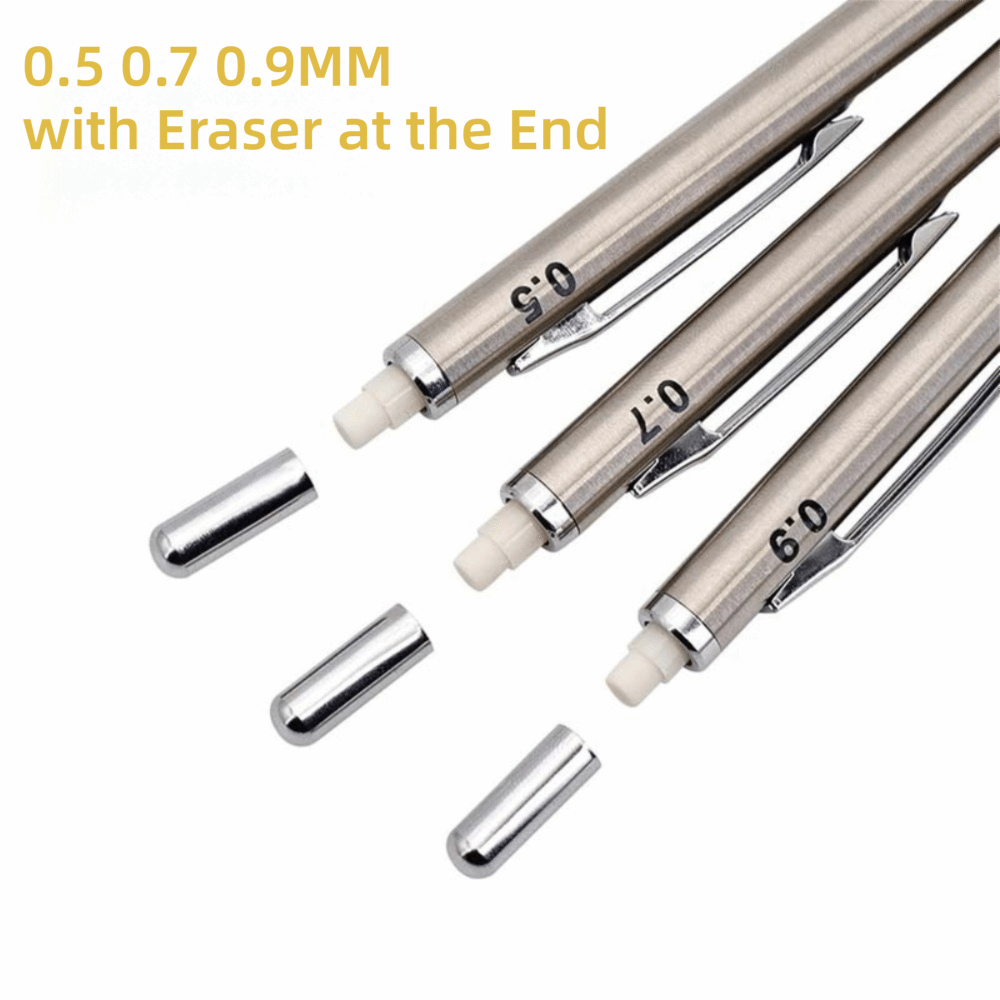 Lápiz Mecánico Metálico 2B 0.3 - Mechanical Pencil 0.3 reseña y precio