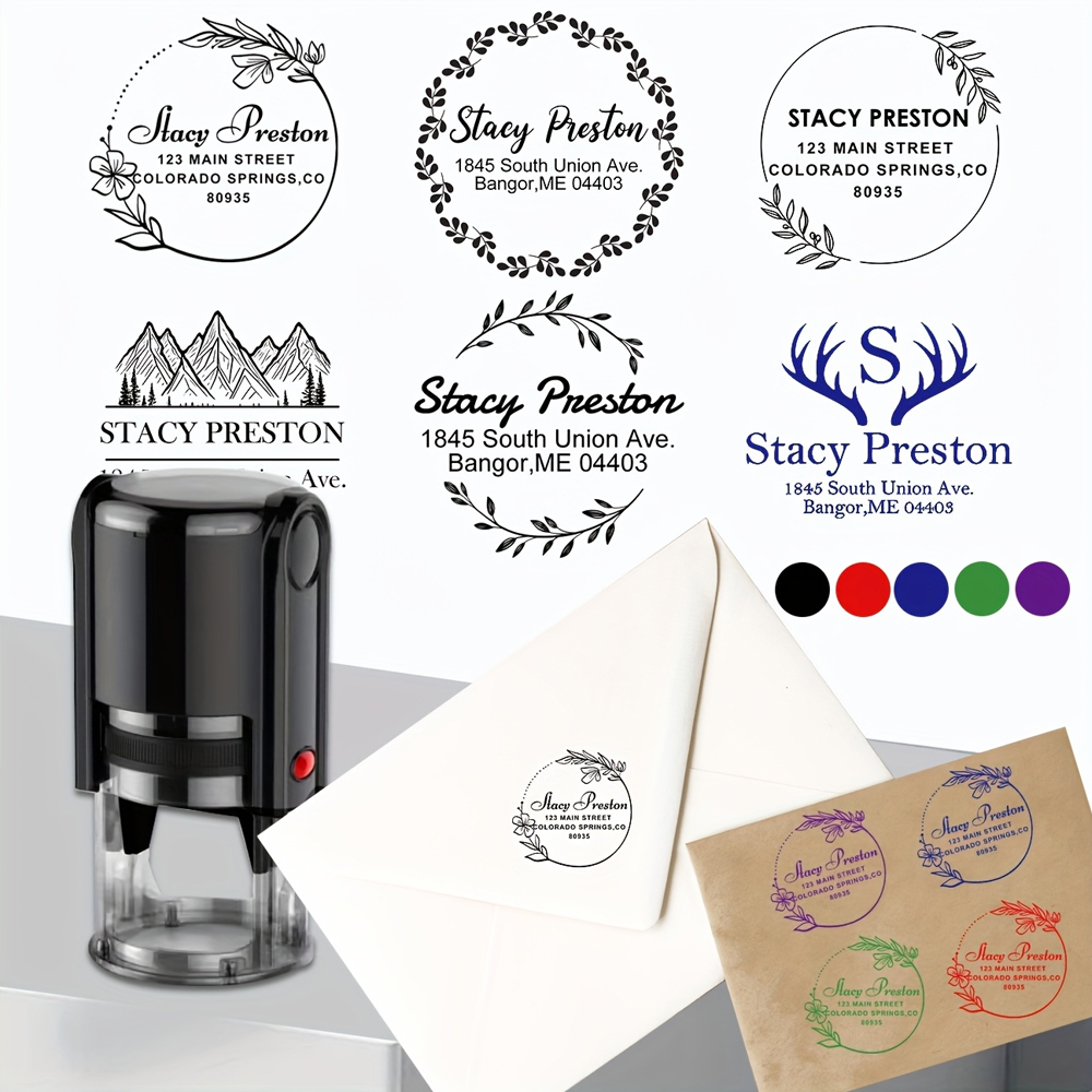 Sello personalizado, sello aut - Rubber Date Stamp reseña y precio