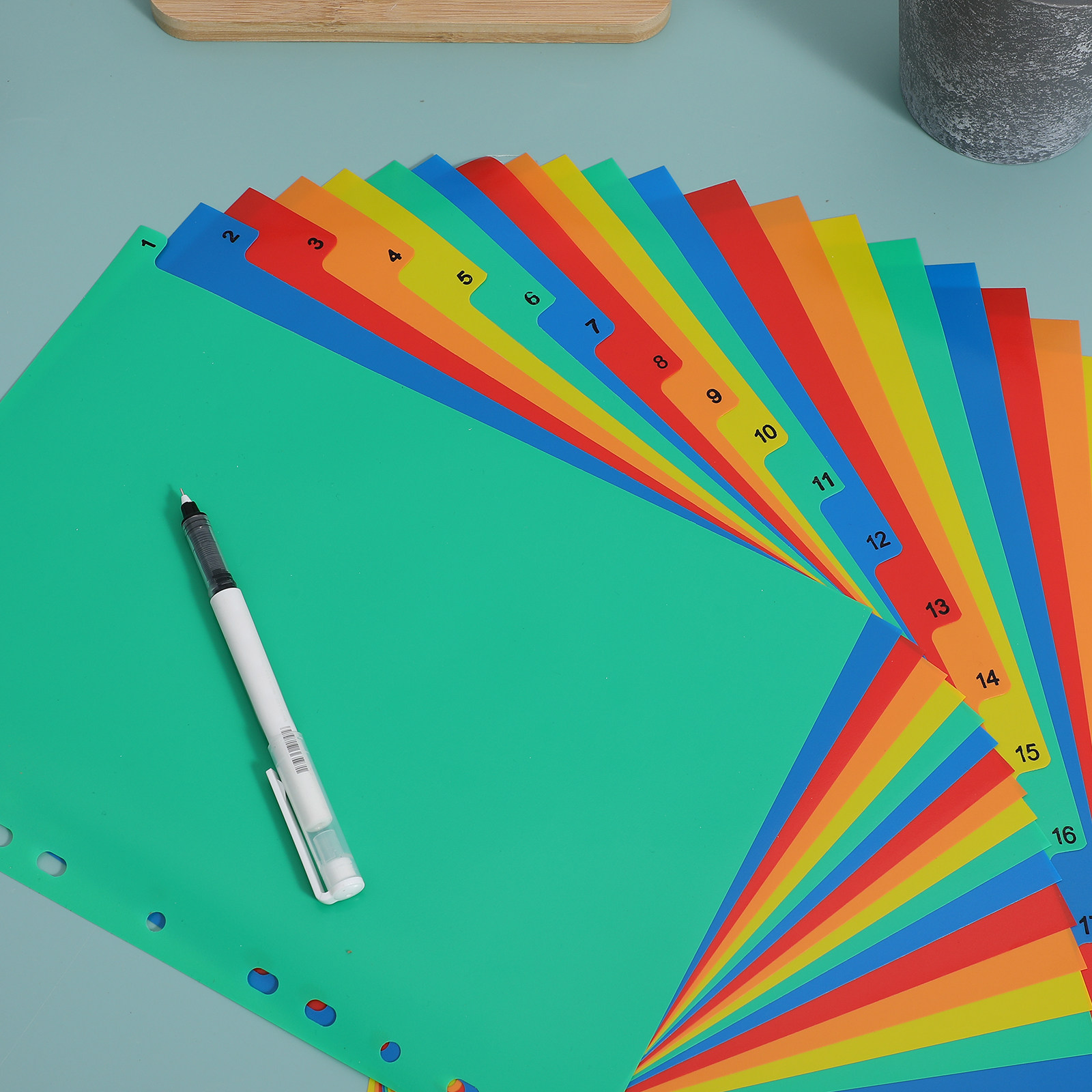 20 Separadores de Plástico Col - Tab Divider A4 reseña y precio