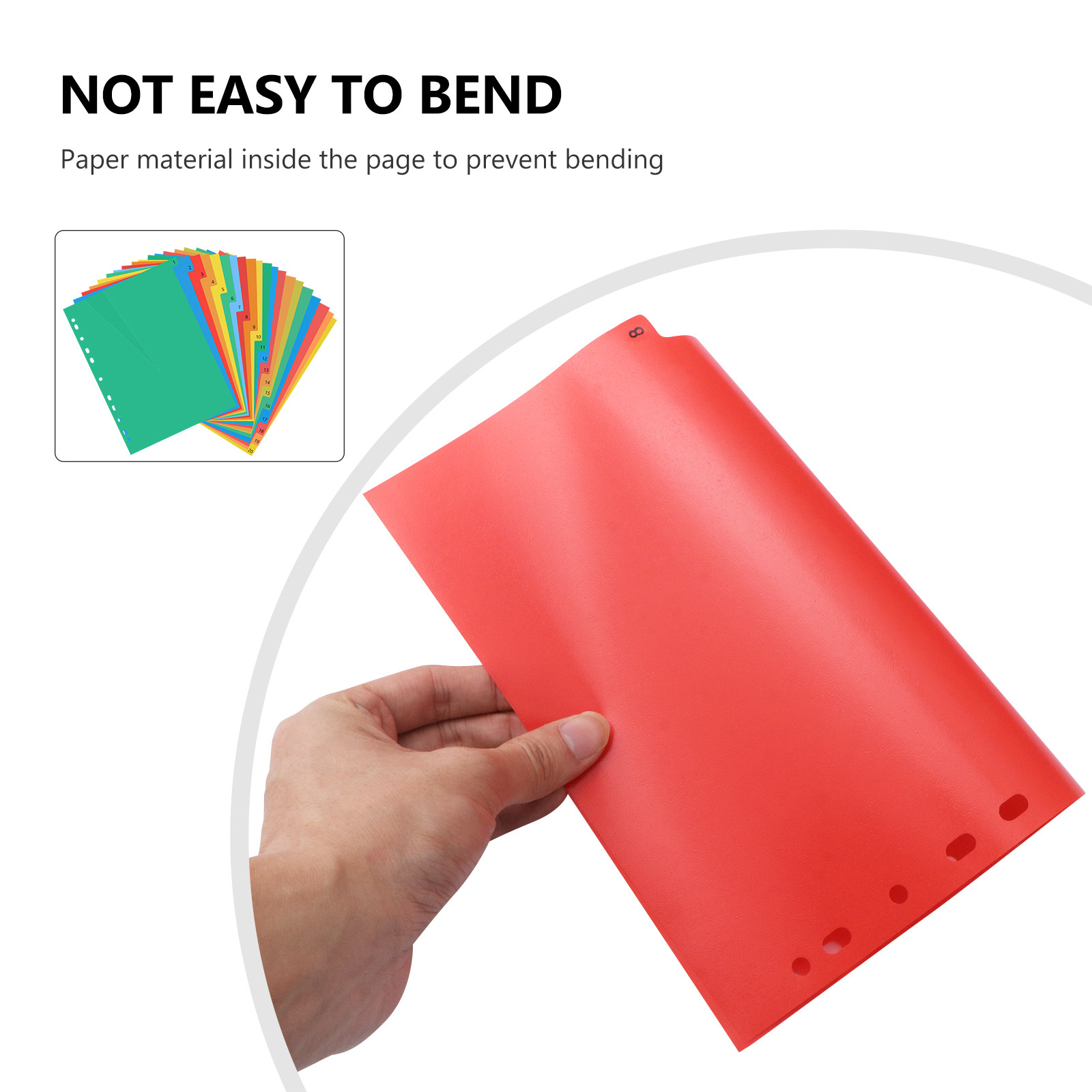 20 Separadores de Plástico Col - Tab Divider A4 reseña y precio