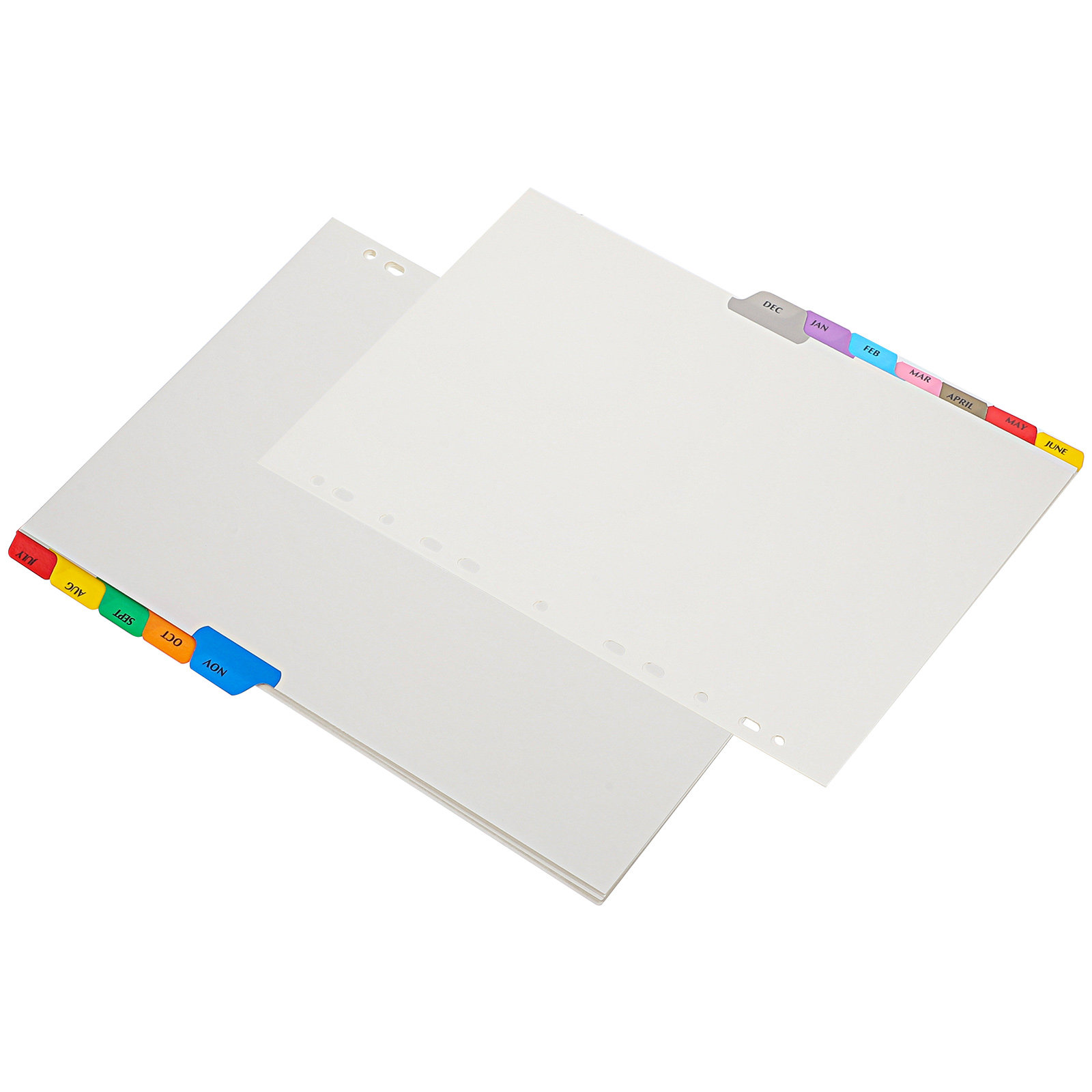 12 Hojas de Separadores de Índ - Tab Divider A4 reseña y precio