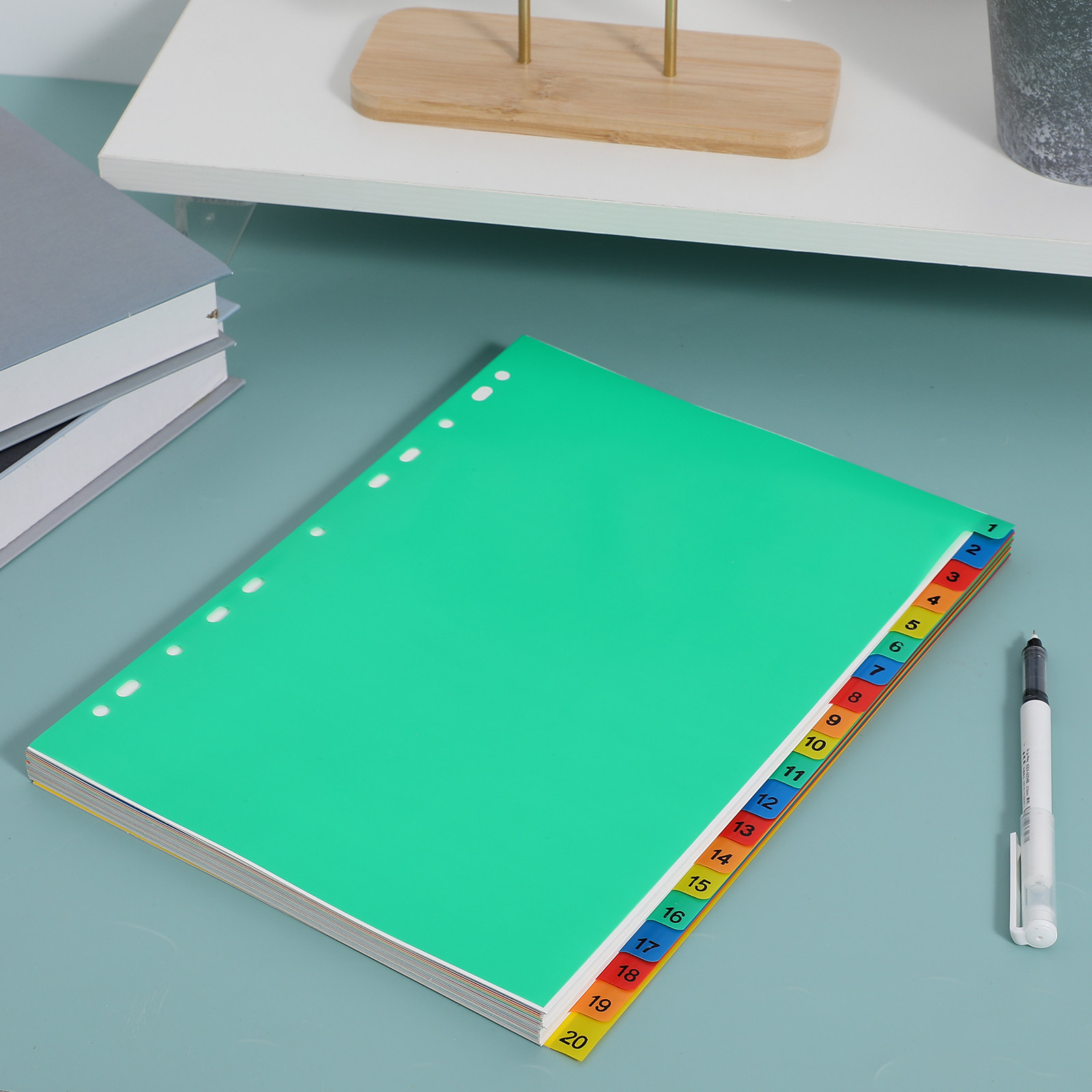20 Separadores de Plástico Col - Tab Divider A4 reseña y precio